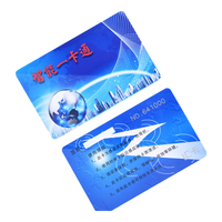 维融（weirong)收银机食堂消费机刷卡机IC卡 饭卡/餐卡/考勤门禁卡/停车卡等 蓝卡(100张/盒)