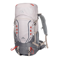 艾王专业登山包男女大容量牛津布背包户外徙步40升超轻旅行双肩包 卡其色（二代款） 40L