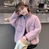 淘麦麦 女童秋冬外套2025新款儿童网红洋气小香风加厚毛呢大衣女孩冬装潮
