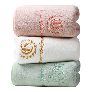 洁丽雅 A类浴巾吸水速干成人大浴巾男女通用 80*150cm 430G 高级灰