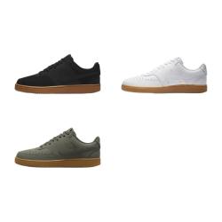 NIKE COURT VISION LOW 透气低帮板鞋 白/尘光子色/橡皮浅褐 41