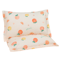 红蜻蜓 RED DRAGONFLY枕头套枕套一对磨毛枕芯套家用2只装单双人枕头罩 水果派对 水果派对【一对装】