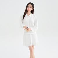 SANFU 女士时尚翻领连衣裙 511580