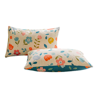 GRACE 洁丽雅 gra4cm100纯棉一对装双人头套 半夏 48×74cm