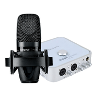  SHURE/舒尔 专业录音 电容麦克风套装+艾肯4nano声卡
