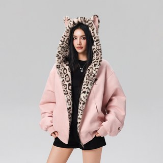 【Achock店】麂皮加厚保暖毛领座山雕棉袄重磅棉衣防风外套男 磨砂黑 M