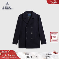 Brooks Brothers BrooksBrothers）Brooks Brothers/布克兄弟男士25秋冬新品绵羊毛复古双排扣大衣