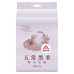 柴火大院 五常黑米 1kg