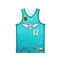 李宁 LI-NING24-25赛季CBA青岛队篮球服杨瀚森王睿泽球衣比赛球服定制速干训练 经典版-杨瀚森 4XL