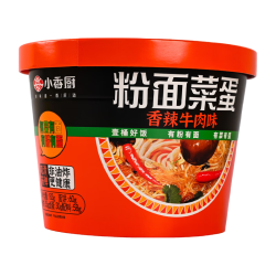 小香厨 粉面菜蛋香辣牛肉味183g*6桶