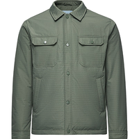 HLA海澜之家羽绒服男24新山不在高石墨烯翻领外套冬HWRAW4W087A 绿灰7K 195/108A 4XL191~200斤