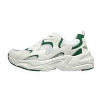 斯凯奇（Skechers）踏浪老爹鞋小白鞋透气子休闲鞋男女学院风运动鞋 118321-OFWT 森林绿 41.5