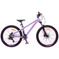 雷克斯LAUX悟空200土坡车铝合金车架单盘9速120响四培林花鼓 本尊紫 9速 27.5英寸×13.5英寸