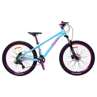 雷克斯LAUX悟空200土坡车铝合金车架单盘9速120响四培林花鼓 晴海蓝 9速 27.5英寸×13.5英寸