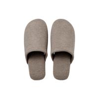 無印良品 MUJI（無印良品 ）男女通用 柔软可水洗拖鞋 棉拖鞋 秋冬季  男鞋女鞋 JKAB4A4A 浅棕色 275mm XL/45码(2.0)