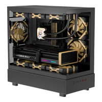 HIFI系列 RTX27 黑色 海景房机箱270°无A柱(快拆设计/支持MATX/9风扇位/360水冷)