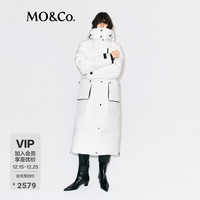 MO&Co. 羽绒服2025冬90鸭绒抗寒防风长款MBE4EINT12 米白色 L /170