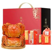 活蟹阳澄湖大闸蟹全母蟹3.5两新鲜特大鲜活螃蟹官方旗舰店礼盒装