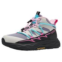 暇步士童鞋儿童棉鞋冬季户外加绒保暖靴防滑休闲登山运动短靴