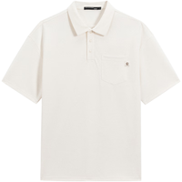 GXG男装三色肌理潮流短袖POLO2024春季#G24D242004 米白 185/XXL