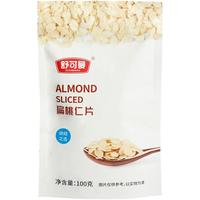 SUGARMAN 舒可曼 扁桃仁片100g巴旦木巴达木坚果杏仁片蛋糕面包烘焙原料