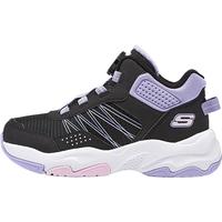 Skechers斯凯奇儿童绒绒靴冬季保暖女童鞋户外二棉鞋旋钮运动鞋