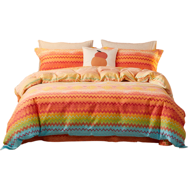 PLUS会员：博洋 全棉磨毛被套 200*230cm 秋冬纯棉被罩单件套