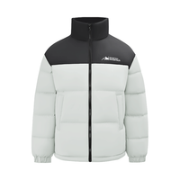 SNOWFLYING/雪中飞 百搭时尚 男女同款短款立领羽绒服 XL 180/96A 岩石灰