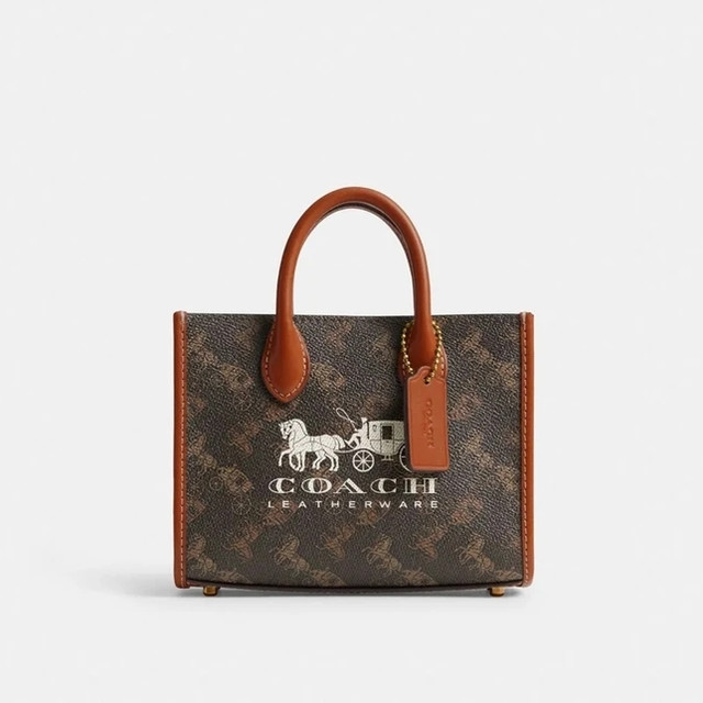 今日必买：COACH 女士马车图案印花托特包 CT890