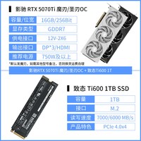 移动端：影驰 GeForce RTX 5070/5070Ti 星曜LUNA OC台式主机电脑电竞显卡