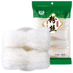 富昌 龙口产区精品粉丝188g豌豆粉条扇贝海鲜蒜蓉细粉米线凉拌火锅