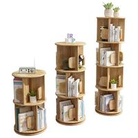  三栖虎 全实木 儿童旋转书柜