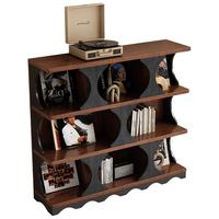  三栖虎 复古 实木书柜