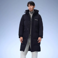 保暖服饰：波司登 男女同款 长款过膝羽绒服 B30143930DY