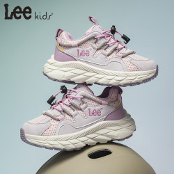 LEE KIDS 限时5折 儿童网面跑步鞋 粉色