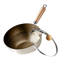  京严 丝滑不粘 小炒锅 盖  钛晶陶瓷【0氟0涂层】 24cm ≤26cm