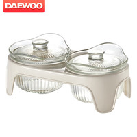 DAEWOO/大宇 电蒸锅 玻璃炖盅 隔水架子 白色