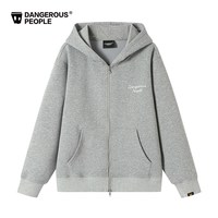 【直播链接】Dangerouspeople饼干连帽卫衣/字母卫衣 灰色（字母卫衣） S
