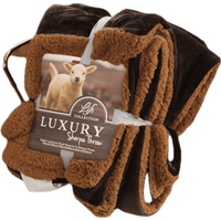 J.H.Longess 家纺 双层羊羔绒毯法兰绒素色柔软舒适盖毯毛毯 Wn.法兰羊羔毯-深空灰 200*230cm约4.2斤