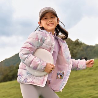 疯狂动物城波司登羽绒服童装秋冬女男童宝宝秋冬外套轻薄儿童连帽 潮汐蓝|5819【2025升级款】