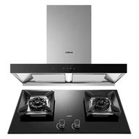 老板60A5KS+57B1K欧式23立方大吸力双腔变频油烟机燃气灶烟灶套装