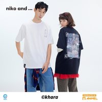 niko and ... EVA联名系列 男女同款潮流短袖T恤 603774