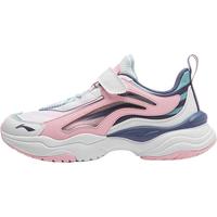 李宁 LI-NING童鞋儿童休闲鞋男女大童秋季大极光-旋转扣版减震运动鞋YKCV202 【