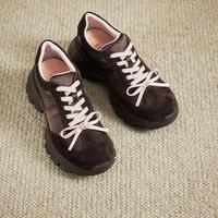 思加图 女士厚底增高运动休闲鞋