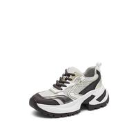 思加图 2024秋冬 女士厚底增高透气休闲鞋