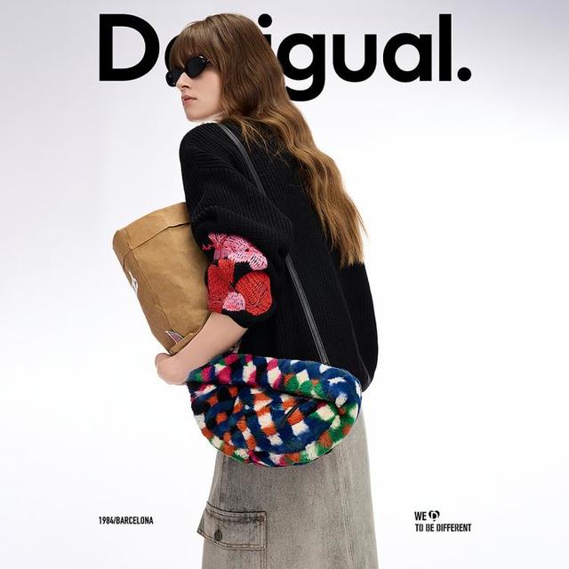 Desigual 西班牙时尚奢品 女式手提斜挎单肩包 25秋冬新品