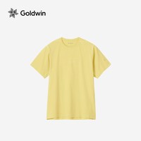 【轻薄款】Goldwin夏季华夫格短袖T恤户外越野跑抗菌男女同款 LS/柠檬黄