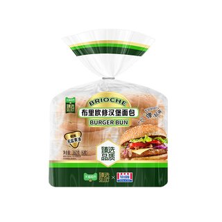 曼可顿 布里欧修土豆汉堡面包胚 360g