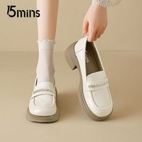 15分钟 厚底乐福鞋