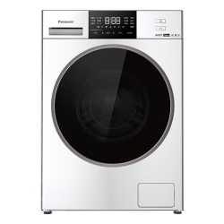 Panasonic 白月光5.0滚筒洗烘一体洗衣机10kg超薄XQG100-F2FD1